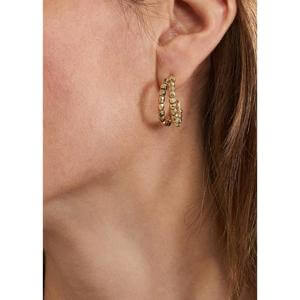 Phase Eight Gold Twin Hoop Earrings 